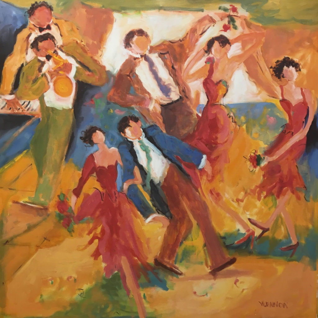 Dancing in the Summer <br /> 36"x 36"  <br /> Giclee Print <br /> $900 <br /> <a href="/contact-purchase/?paintid=Dancing in the Summer Giclee Print">Purchase</a>